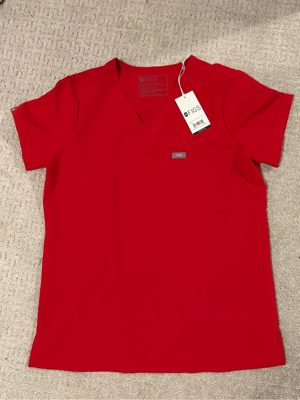Figs Women’s Red Catarina Scrub Top